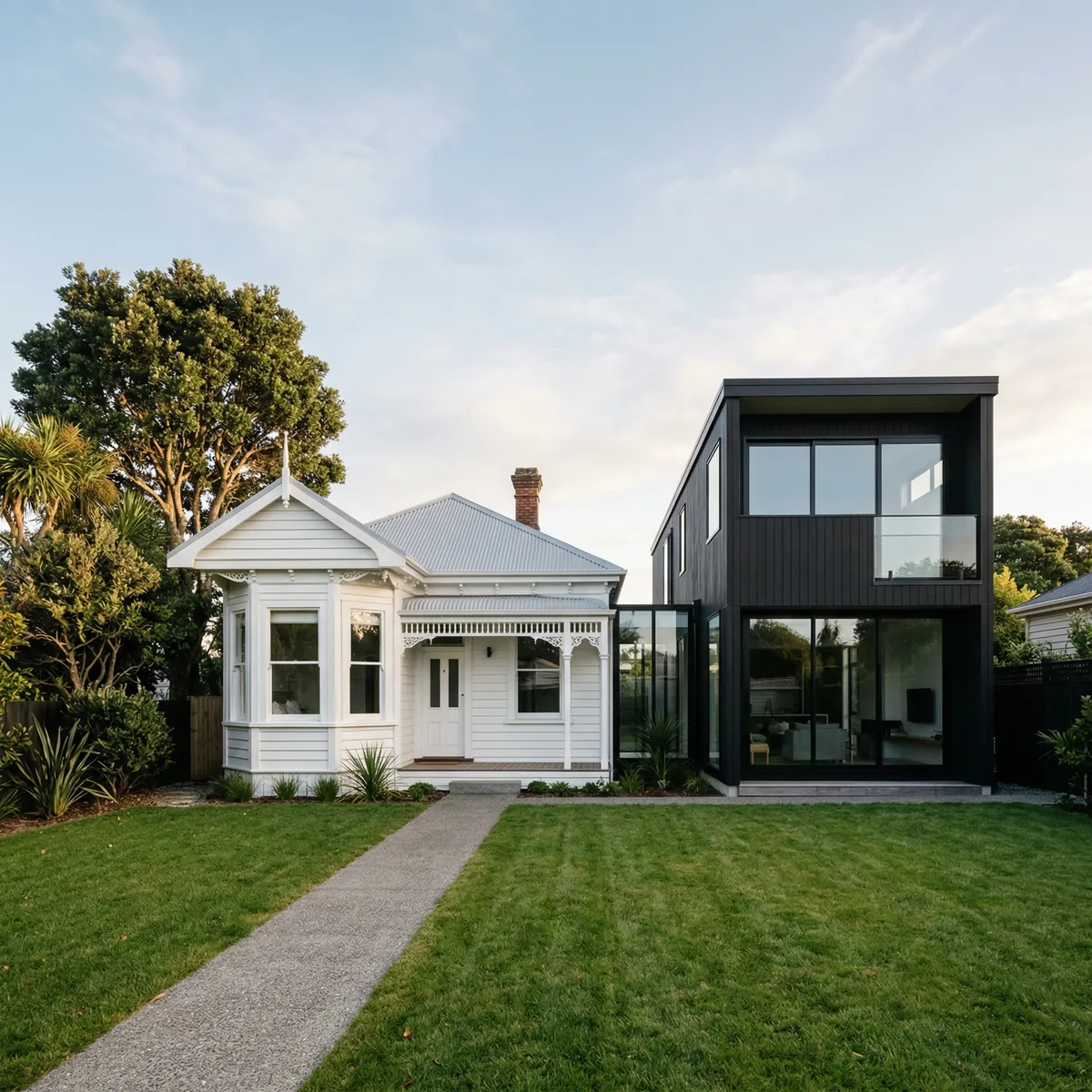 Two-storey extension